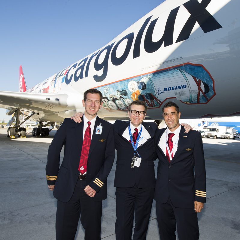 747 8 F LX VCM Delivery crew