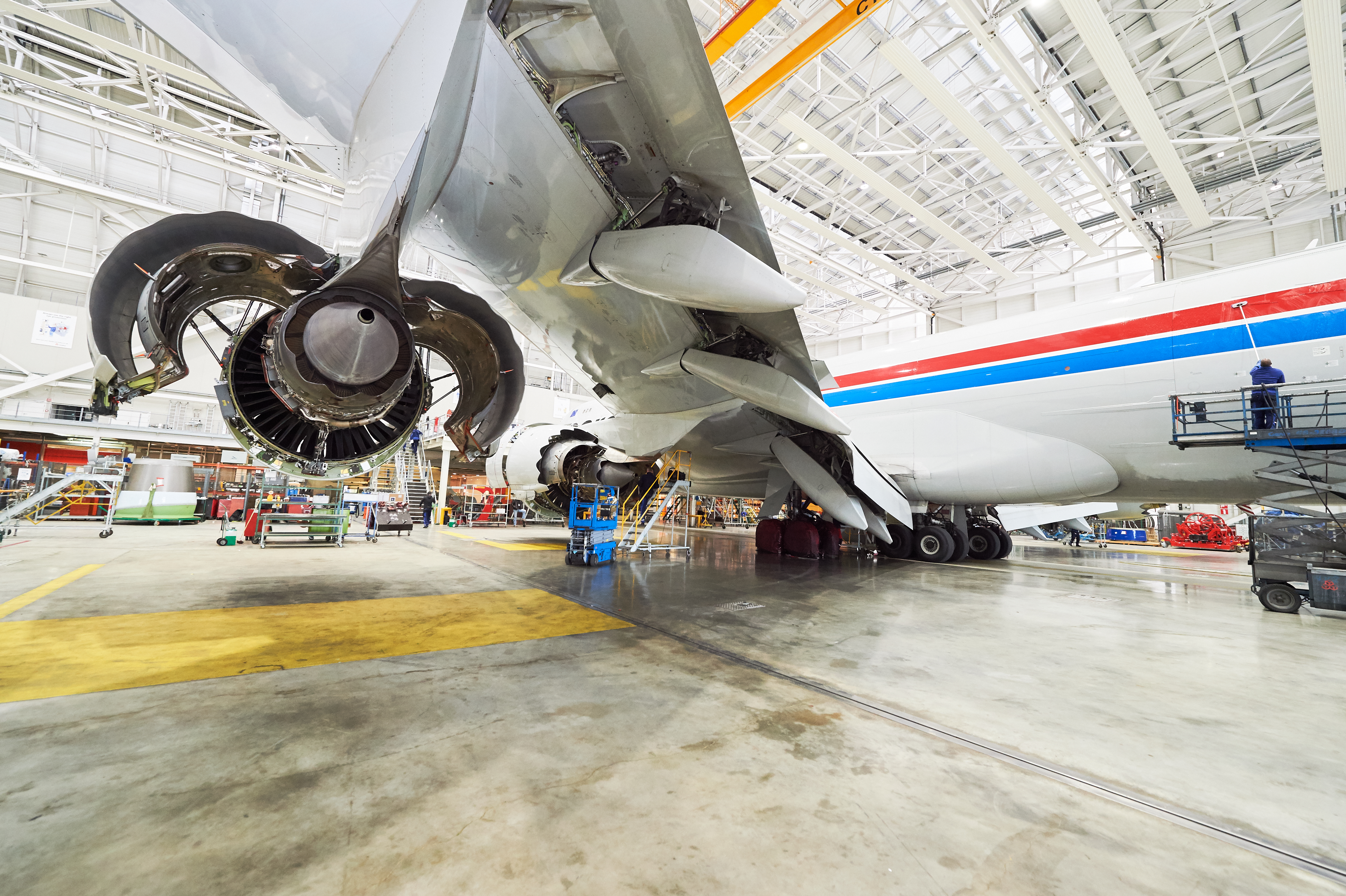Hangar 09 aircraft in hangar